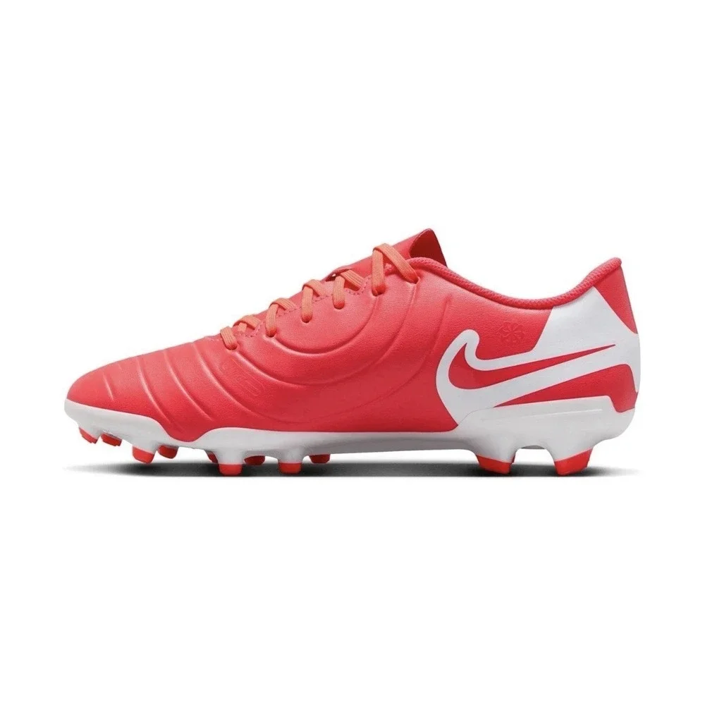 NEW Nike Tiempo Legend 10 Club FG/MG Soccer Cleats Lava/White DV4344 800 4.5